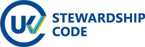 The logo of the UK Stewardship Code